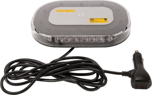 Belka świecąca LED, 90W 12/24V pomarańczowa na magnes 30 LED Kramp LA20007