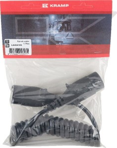 Przewód spiralny 12/24V 7-żyłowy L-1.75 m LA404109
