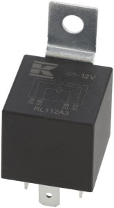 Miniprzekaźnik 12V, normalnie otwarty, 40A, z uwchytem RL112A3