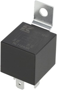 Przekaźnik 12V, normalnie otwarty, 40A, z rezystorem, z uchwytem RL112A3R