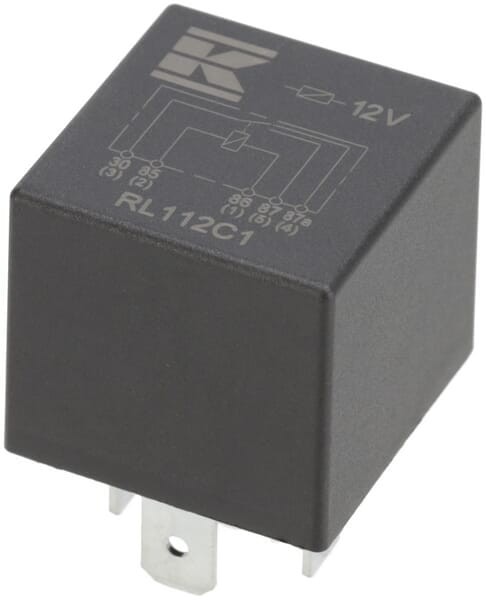 Miniprzekaźnik 12V, przełączanie, 30A/40A, bez uchwytu RL112C1