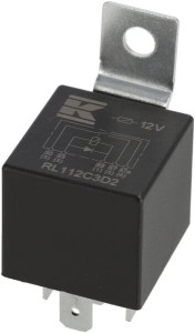 Miniprzekaźnik 12V, przełączanie, 30A/40A, dioda, z uchwytem RL112C3D2