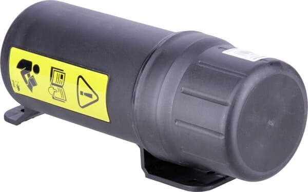 Pojemnik na dokumenty Ø 109x312 mm z tworzywa sztucznego, czarny Kramp MB115020