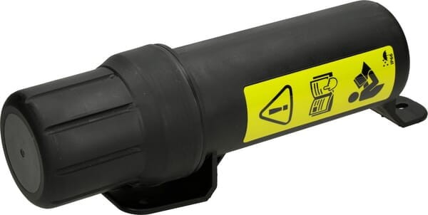 Pojemnik na dokumenty Ø 82 mm z tworzywa sztucznego, czarny Kramp MB115021