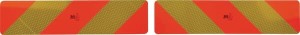 Zestaw tablic ostrzegawczych 566x132 mm KL3 (lewa+prawa) WB3785400KL3RR