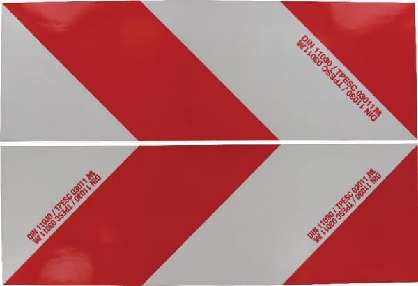 Folia naklejana do tablic ostrzegawczych, klasa 2 423x141 mm Mazon WB50073SET
