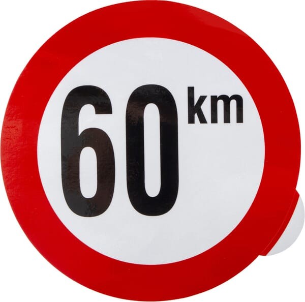 Naklejka "60 km" WB6001