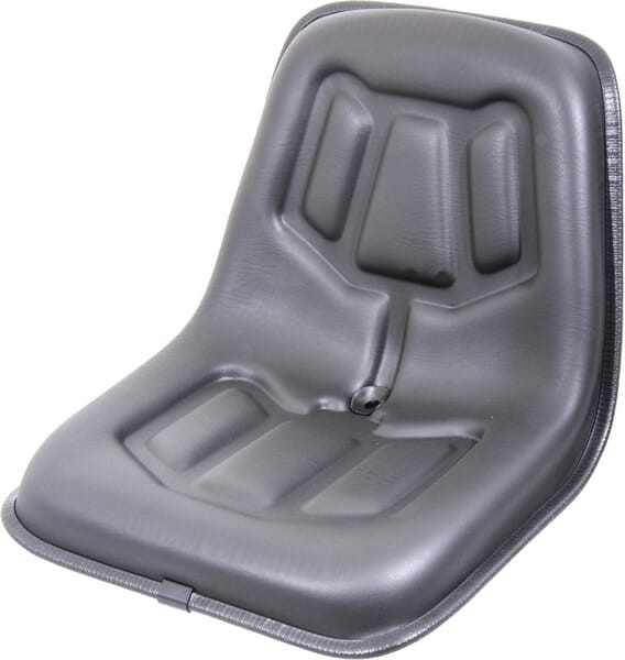 Siedzenie jednolite PCW, czarne SEC1520