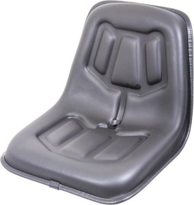 Siedzenie jednolite PCW, czarne SEC1520