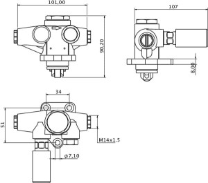 Pompa ssąca, pasuje do John Deere RE10258KR