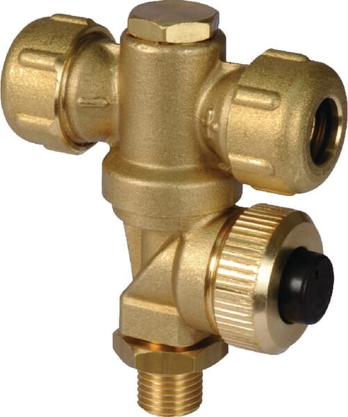 Uchwyt dyszy 2-drożny, mosiądz 1/4M 0058420900