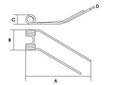Palec zgrabiarki VLH7029