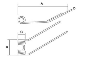 Palec zgrabiarki VLH7030