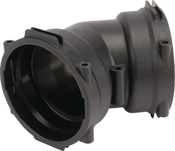 Złącze kolankowe 45° ze złączem widełkowym mufa/mufa T9 129399