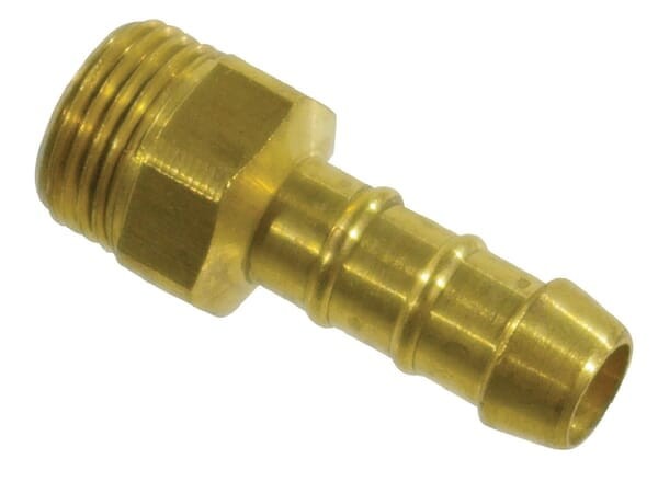 Przyłącze węży mosiądz z gwintem zew. Braglia, 10 mm 3/8" 162150233