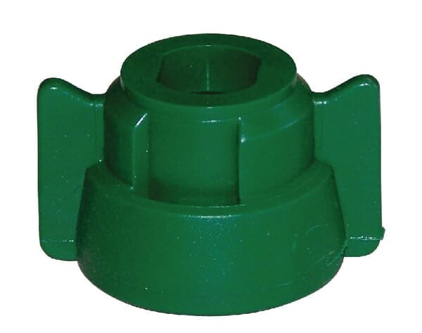 Pokrywka dyszy, bagnet, SW11L, zielony, z uszczelką, 25 szt., Arag 40290705P025