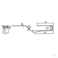 Zęby sprężyste prawe org. PZ | poltechparts.pl