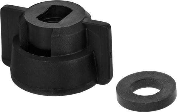 Pokrywka dyszy, bagnet, SW8, czarny, z uszczelką, 25 szt., Geoline 8253048P025