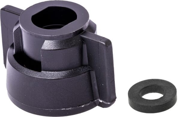 Pokrywka dyszy, bagnet, SW11L, czarny, z uszczelką, 25 szt., Geoline 8253071P025