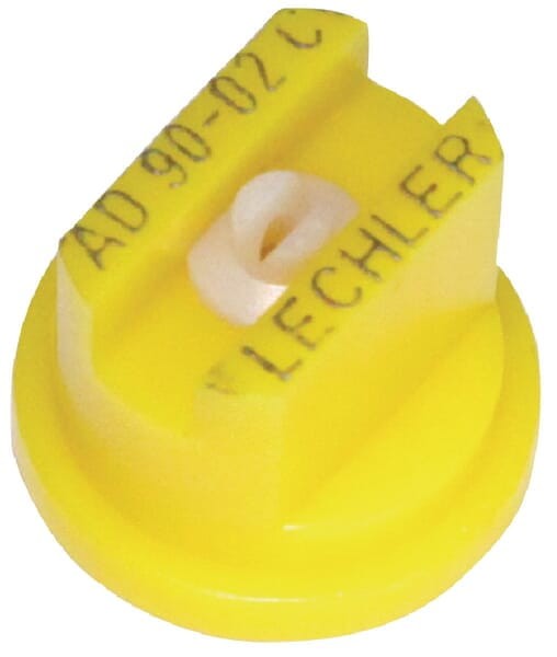 Rozpylacz płaskostrumieniowy AD 90° 02 żółty ceramiczny Lechler AD9002C