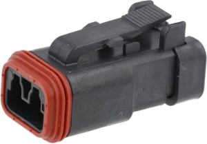 Obudowa wtyczki 2 pin, żeńska DT z uszczelnieniem DSDT062SCE05
