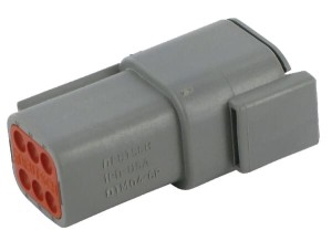 Obudowa wtyczki 6 P. Male DTM DSDTM046P