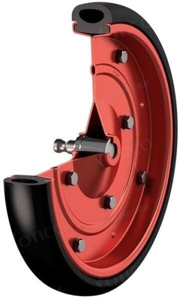 Rolka dociskowa 318x50 mm z łożyskiem 00310101FN