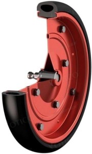 Rolka dociskowa 318x50 mm z łożyskiem 00310101FN