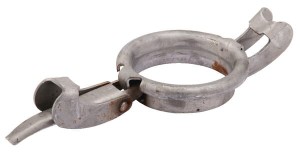 Zamknięcie dźwigni oczkowe Bauer, 50 mm czarne 1010184