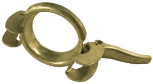 Zamknięcie dźwigni oczkowe Bauer, 108 mm ocynk 1050134