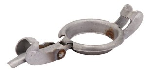 Zamknięcie dźwigni oczkowe Bauer, 133 mm czarne 1100184