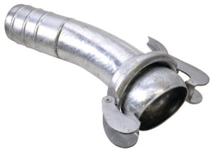 Kolano 45° KKV z przyłączem na wąż Bauer, 5" 5144045