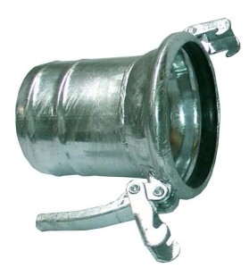 Złącze żeńskie 5" z króćcem redukcyjnym na wąż 4" (100 mm) 5224004