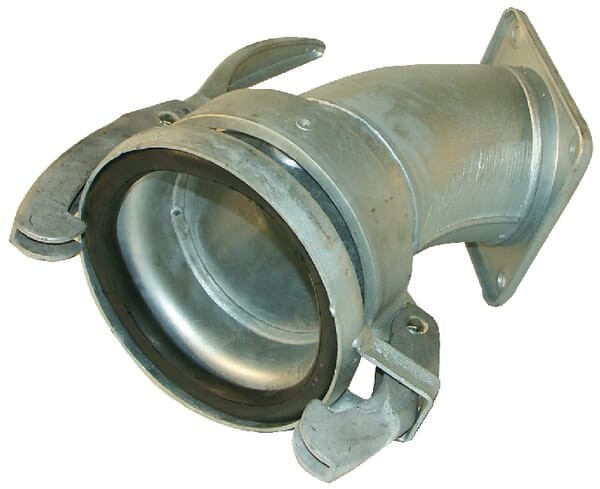 Złącze KKM 6" z kołnierzem czworokątnym łuk 45° 6203045Z