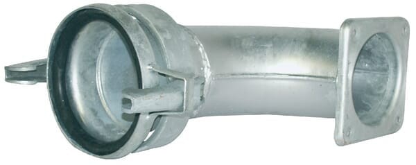 Złącze KKM 6" z kołnierzem czworokątnym łuk 90° 6203090Z