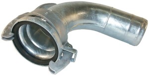 Kolano 90° KKM 6" z króćcem na wąż 6" 6204090Z