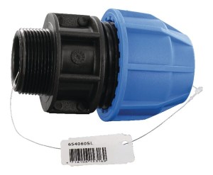 Złączka polietylenowa PE gwint zew. Supreme S16, 40 x 1½" 654060SL