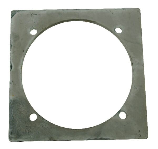 Kołnierz czworokątny stalowy, 160 mm 7160031Z