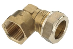 Złącze zaciskowe kolankowe 90° 3/4"x22mm 82592