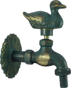 Zawór kranowy z motywem, kaczki 1/2" AVD12