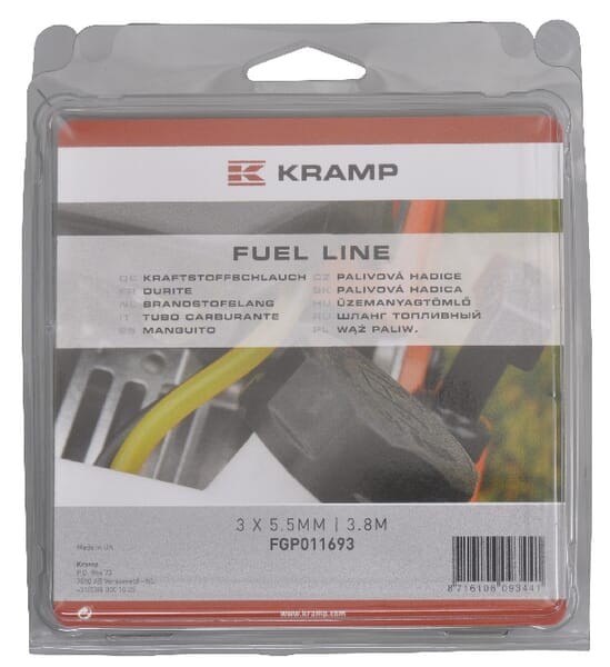 Wąż do paliw uniwersalny Kramp Blister,  3 x 5,5 mm 3,8 m FGP011693