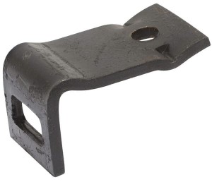 Uchwyt zeba, 32 x 12 mm na płaskownik 12 x 50 mm ocynk 511010006