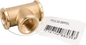 Mosiężne Trójnik  3xGW 3/8" FG13038MSL
