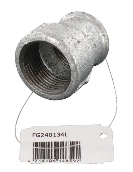 Kształtka rurowa nr 240 zwężka redukcyjna gwint wew. ocynk, 1" x 3/4" FG240134L