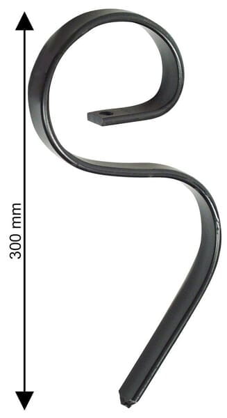 Ząb sprężynowy, 20x6.5x300 mm bez redliczki 51151014