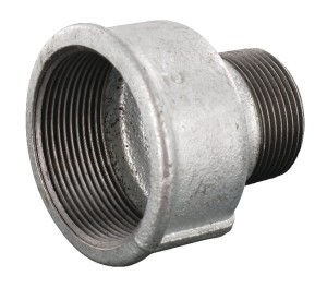 Kształtka rurowa nr 246 zwężka redukcyjna gwint wew./ gwint zew. ocynk, 2" x 1 1/4" FG2462114