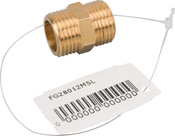 Mosiężna złączka 2xGZ 1/2" FG28012MSL