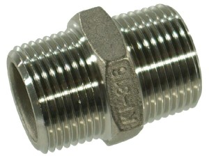 Złączka st.nier. 2xGZ 1" FG2801RVS