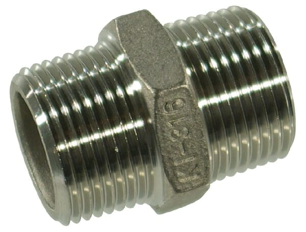 Złączka st.nier. 2xGZ 3/4" FG28034RVS