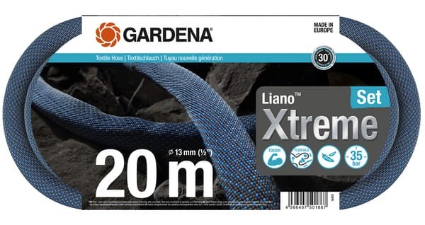 Wąż tekstylny Liano™ Xtreme 13 mm (1/2") 20 m kpl. GA18470